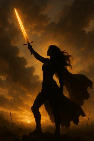 Female Fantasy Warrior — Stable Diffusion AI Prompt: female fantasy warrior