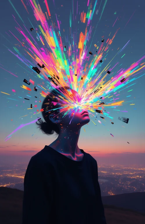 Psycho4rt, A Surreal And Glitch-inspired Depiction Of A Figu...