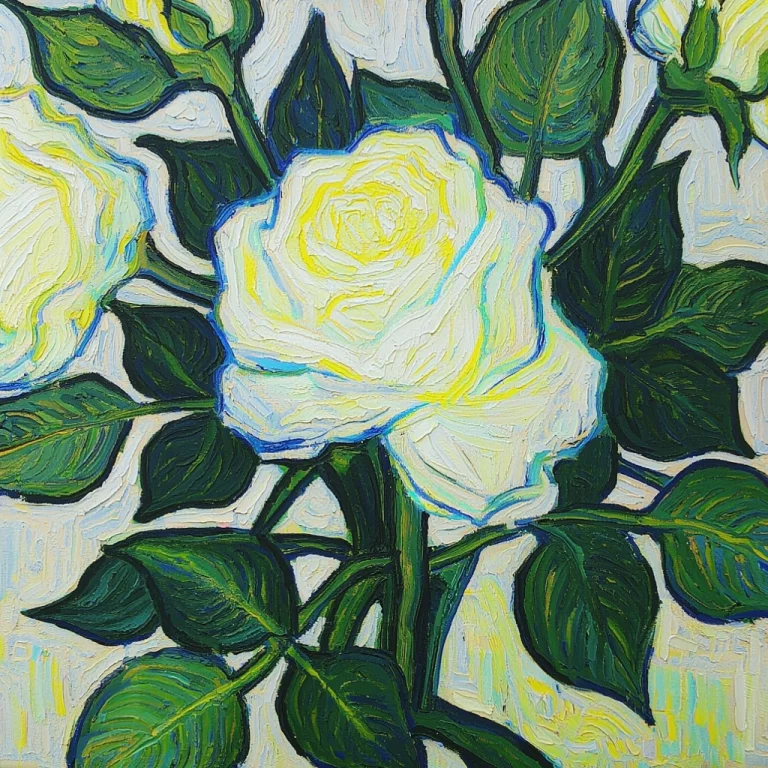 R1792f2dvangog The Composition Is A Close-up Of A Floral Arr...