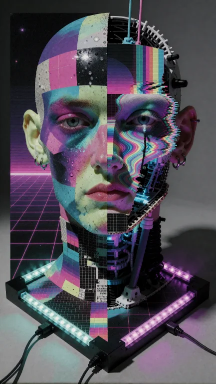 No Words No Text Safe For Work. Oeil Collage  Not A Painting...
