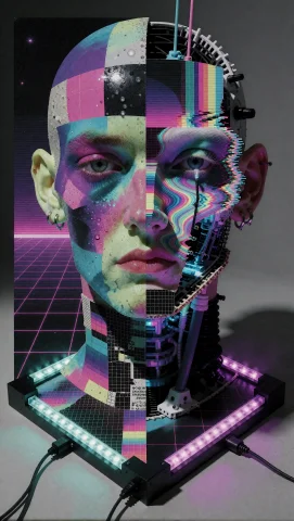 No Words No Text Safe For Work. Oeil Collage Not A Painting... — Stable Diffusion AI Prompt: no words! no text! safe for work. oeil collage — not a painting, nor an installa...