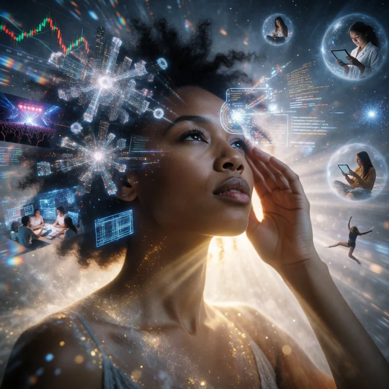 Woman Brain Activity