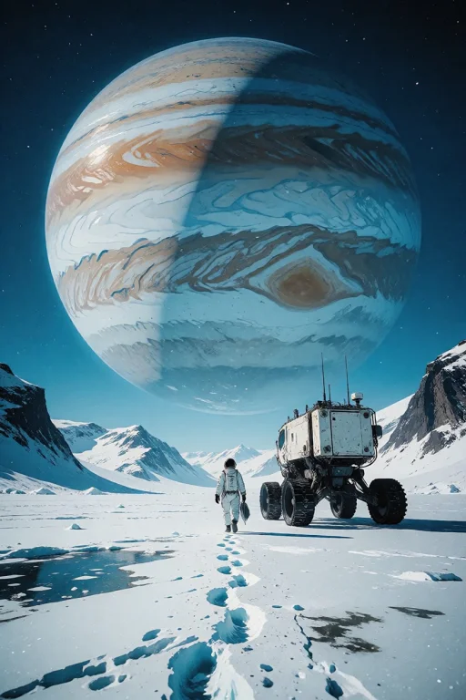 Nature, Zidiusart, A Photorealistic Cinematic Sci-fi Landsca...