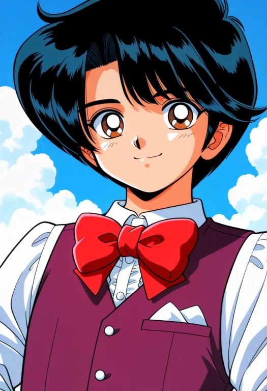 Masterpiece, Best Quality,1990s Retro Anime Style, Anime Col...