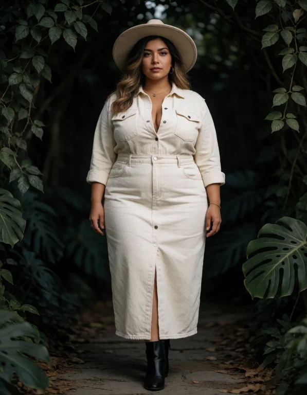 A Mid-twenties Hispanic Woman With Ombre Beach Wave Hair, Ha...