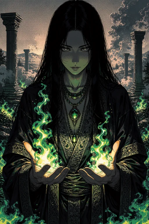 Masterpiece, Best Quality, Exciplit, A Mysterious Figure Wit...