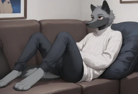 Awffnai, Fullbody, Sitting, Sittingonsofa, Onsofa, Reclining... — Stable Diffusion AI Prompt: awffnai, full_body, sitting, sitting_on_sofa, on_sofa, reclining, leaning_back,...