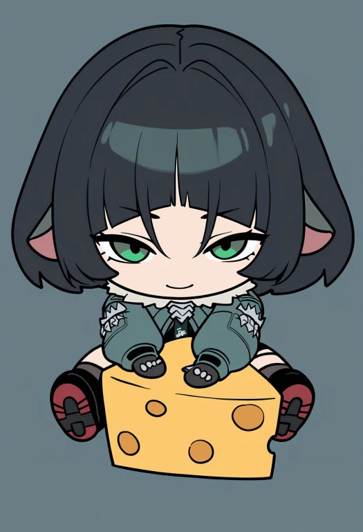 Masterpiece, 1girl, Jane Doe Zenless Zone Zero, Chibi, Jacke...