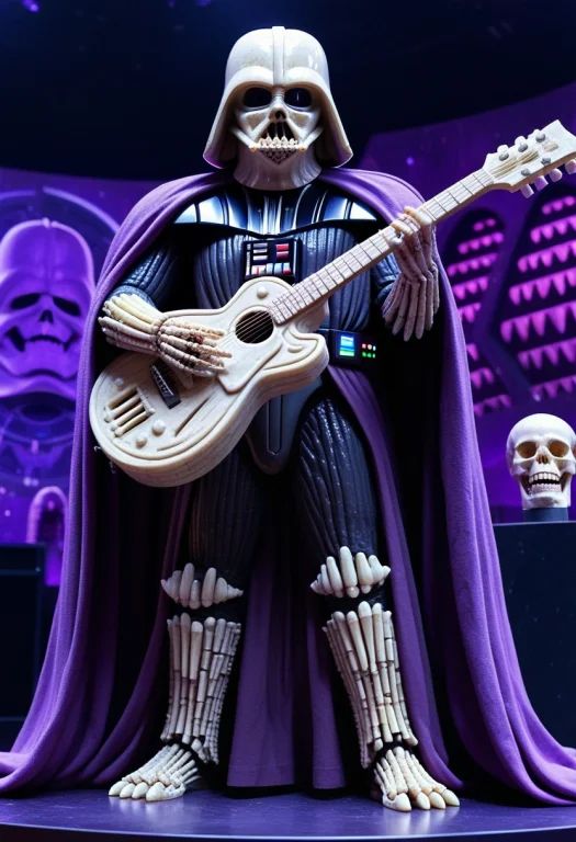 Madefromteef, A Statue Of Darth Vader, Clothes Made Of Teeth...