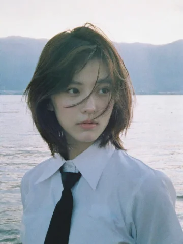 Raw 35mm Film Photograph, Candid Outdoor Portrait. A 20-year... — Stable Diffusion AI Prompt: Raw 35mm film photograph, candid outdoor portrait. A 20-year-old East Asian woma...