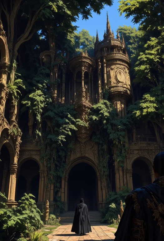 Yonder Stands The Ruins Of The Monastery, Across The Garden...