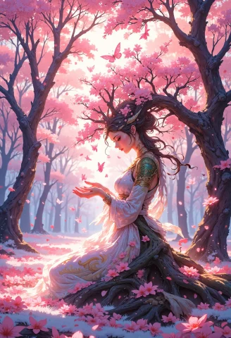 3picvist4, Animeniji, Vibrantlysharp Style, In A Romantic Pa... — FLUX AI Prompt: 3pic_vist4, animeniji, VibrantlySharp style, in a romantic painterly cel-shaded...