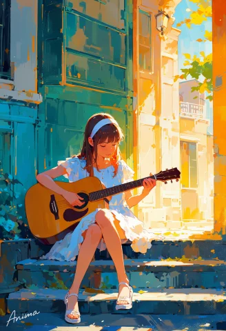 Anima, Masterpiece, Best Quality, Score7, Safe. Watercolor S... — Stable Diffusion AI Prompt: "anima", masterpiece, best quality, score_7, safe. Watercolor style painting, th...