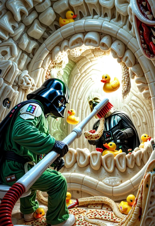 Lazypos, Madefromteef, A Male Adult Darth Vader As A Dentist...