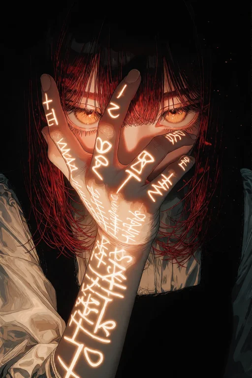 Nijisis, Anime-style Illustration Shot Straight-on, A Girl W...