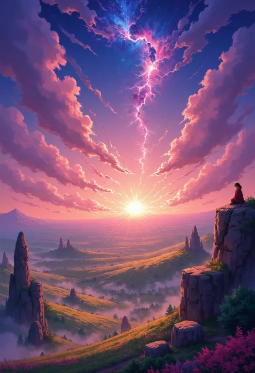 Landscape Of A Celestial Plains Of The Starry Fields1.3 , St...