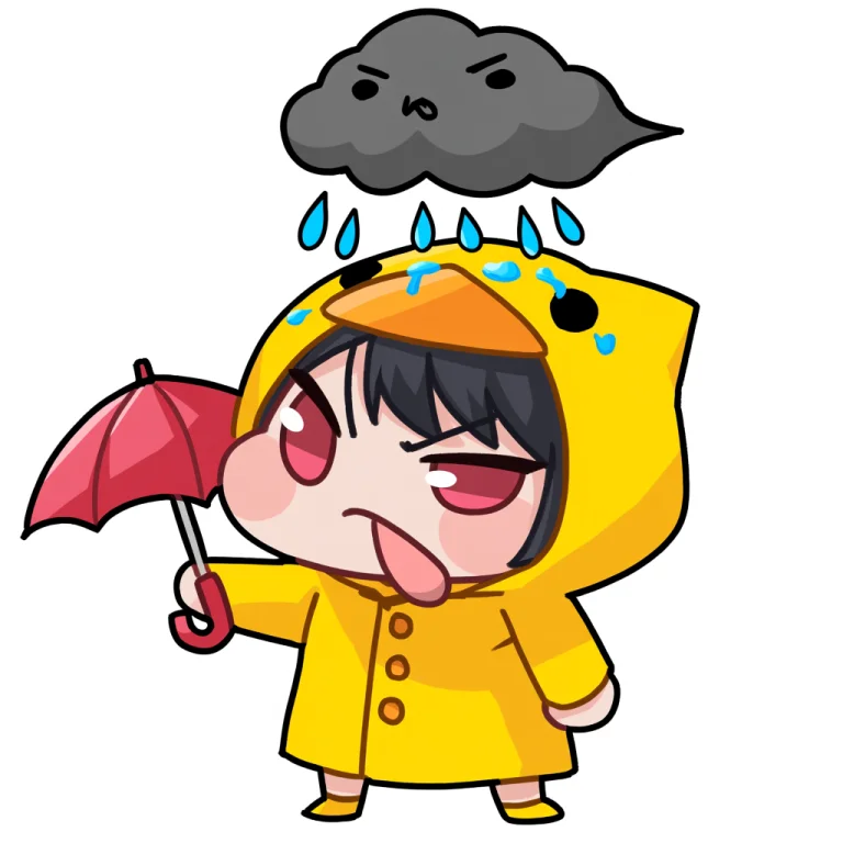 Highres, Absurdres,roguechibi, Chibi, Raincloud Tantrum A Gr...