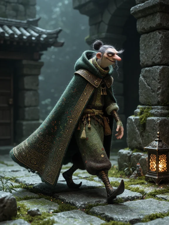 A Maximalist, Eccentric Character Walks Forward, Their Volum...