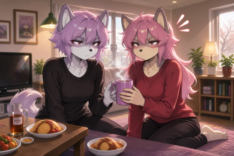 Masterpiece, Very Aesthetic, 2girl, Furry, Rossali, Gdtitani...