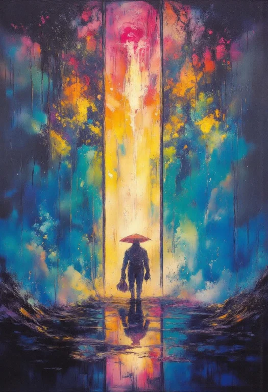 N1t3du5t, Anime, Cyberpunk, Arsmjstyle, Impressionism, In Th...