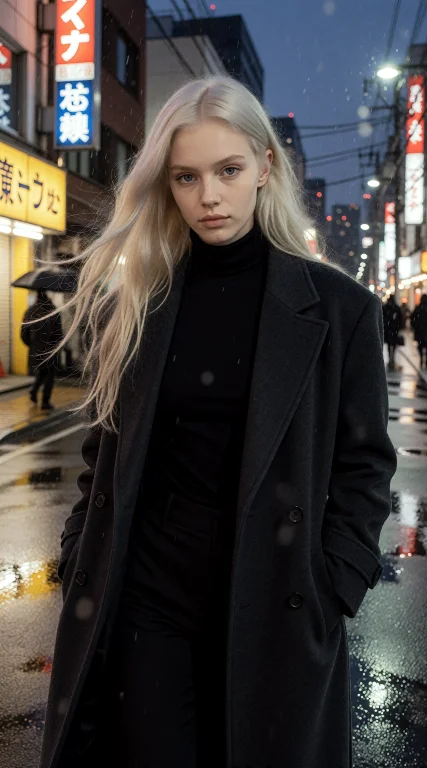 Blnkaplt, Photograph, Winter-pale Luminous Fair Skin, Very L...