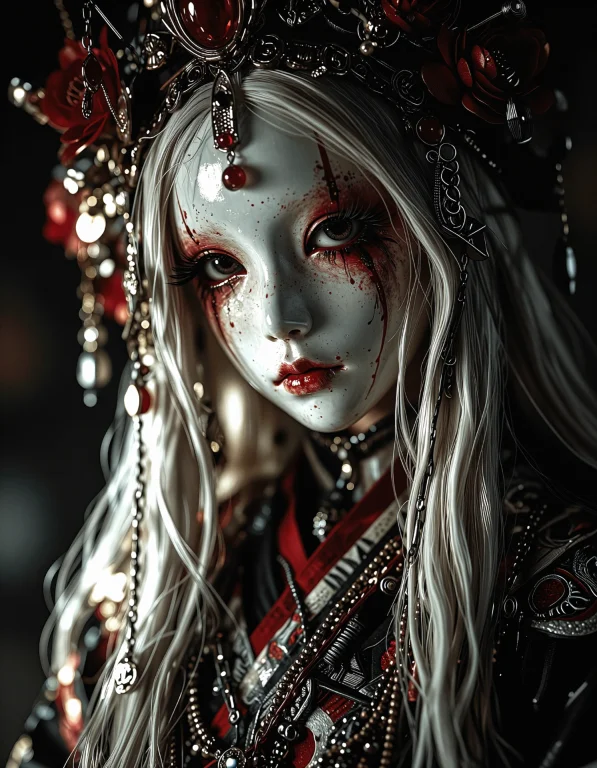 Concept Medium Hyperrealistic Cinematic Close-up Portrait O...