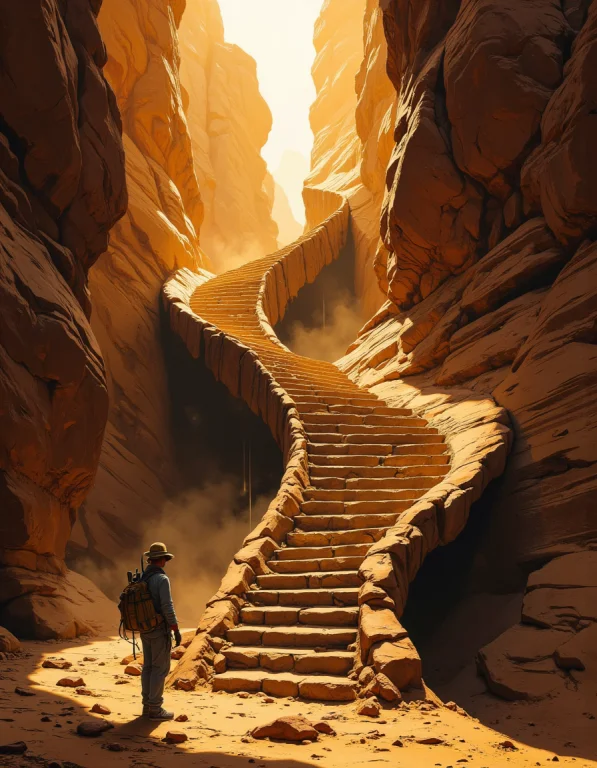 Miles Into A Canyon Of Shimmering Sandstone, The Explorer St...