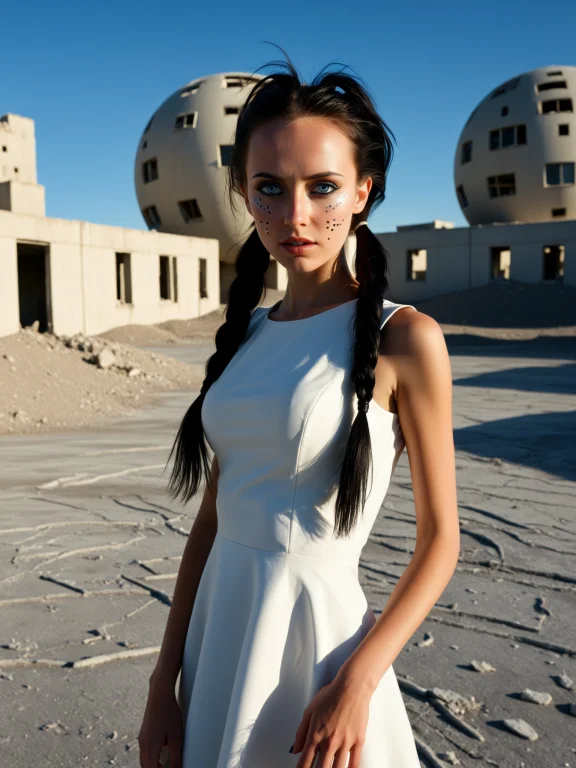 Fashion Photography, Face Focus, Closeup, A Beautiful Confid...
