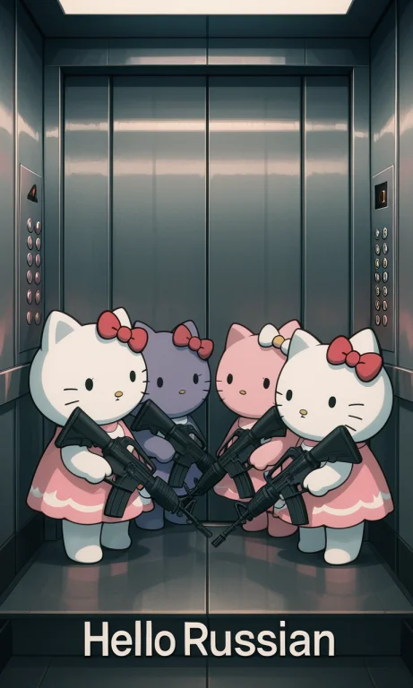 Embeddingillusp0s, No Russian, Elevator, Holding Weapon, Ass...