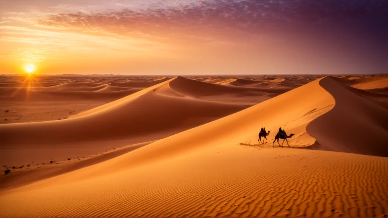 Raw Photo, Best Quality, Photorealistic1.2, Vast Sahara Dese...