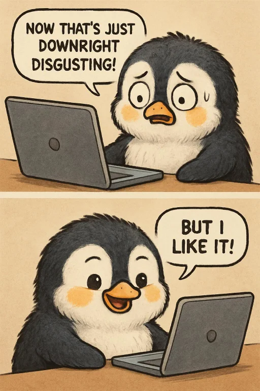 Generate Me A Cute Funny 2 Panel Comic Image. In The First P...