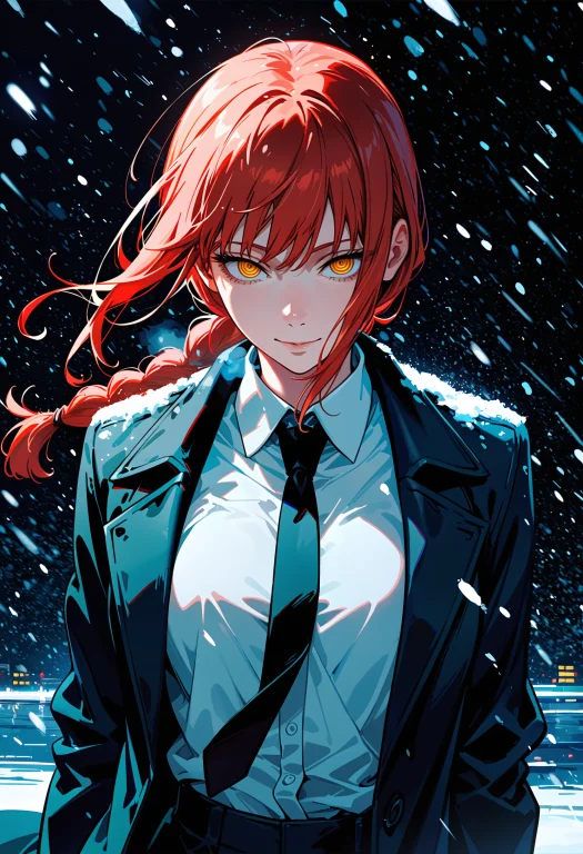 Chainsaw Man, Makima Chainsaw Man, 1girl, Black Necktie, Clo...