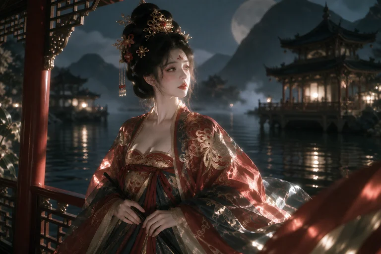 Mjcnstyle, Neotangzhuang, A Quiet Refined Chinese Fantasy Il...