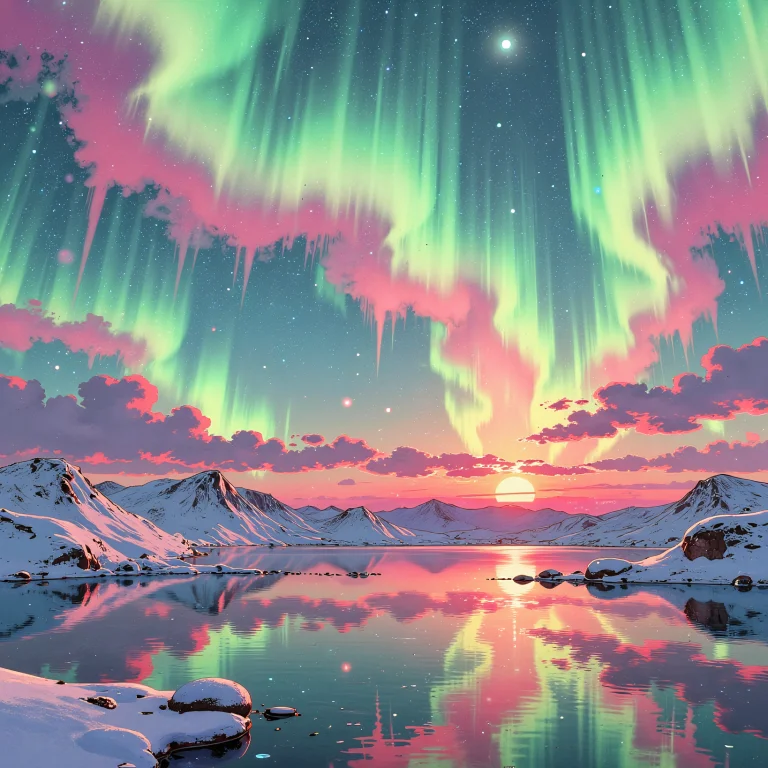 Animeenvironment Style., The Aurora Borealis, Also Known As...