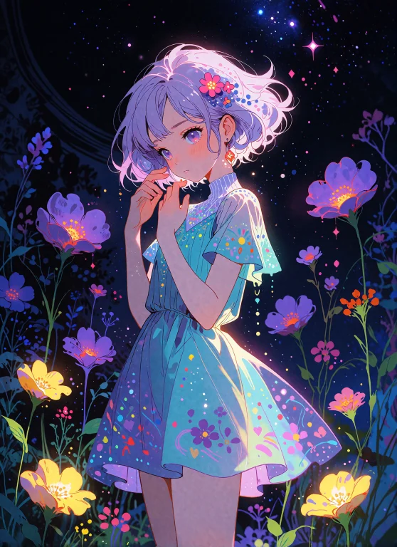 Modenijianime, Soft Luminous Lighting With Gentle Sparkle Ef...