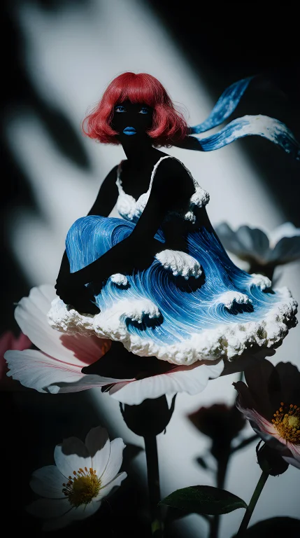 Zidiusart, Macro Photography, A Shadowy Figure With Soft Red...