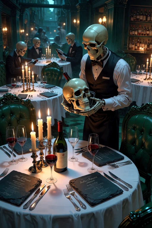, Boneswm, An Elegant High-end Restaurant With Tables Of Pol...