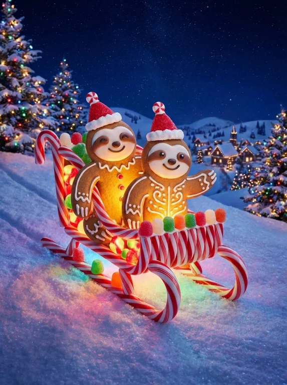 They Glow At Night, A High Quality Digital Image Of Two Ador...