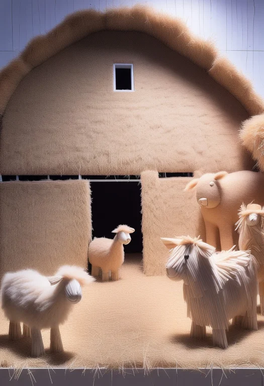 Made Of Straw, Barn Yard, Farm Animals