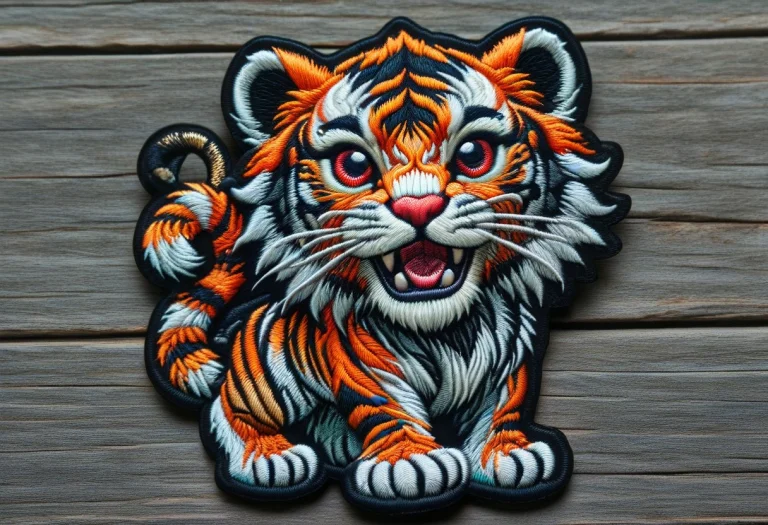 Ral-embroideredpatch Detailed Embroidered Patch Of A Chibi T...