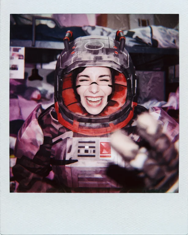 Mnhr Replika, Instant Polaroid Photograph, A Candid Close Po...