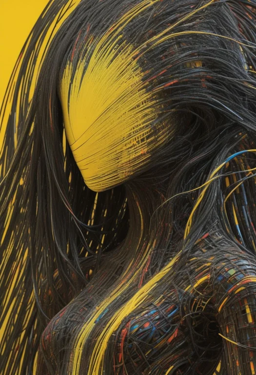 Bw-grignani, Closeup Portrait, An Abstract Surreal N Abstrac...