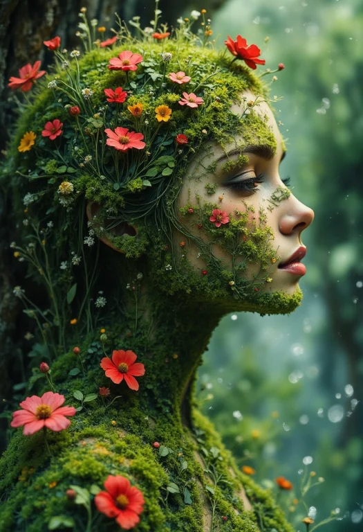 Masterpiece, Best Quality, A Hyper-realistic Close Up Shot O...