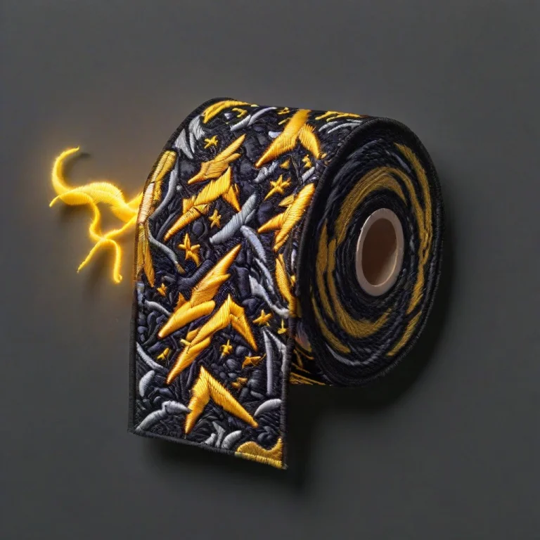 Cute Transparent Black Toilet Paper Filled With Yellow Light...
