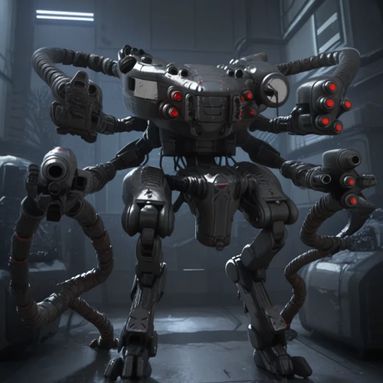 Matrsent,robot,tentacles, H4mantmech,mecha,