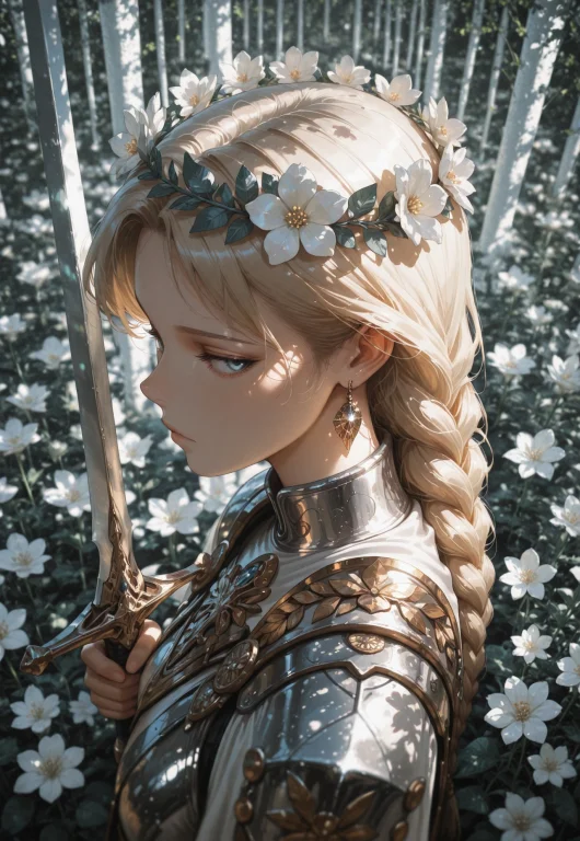 Masterpiece, Best Quality, Sideways Glance1.2, Profile, From...