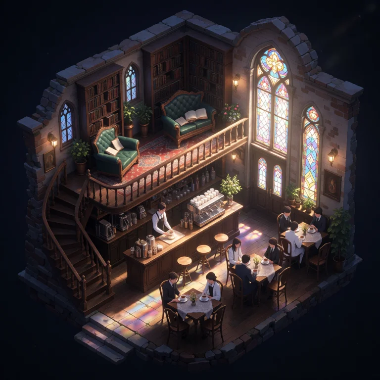 In The Tranquil Embrace Of Twilight Hues, An Exquisite Anime...