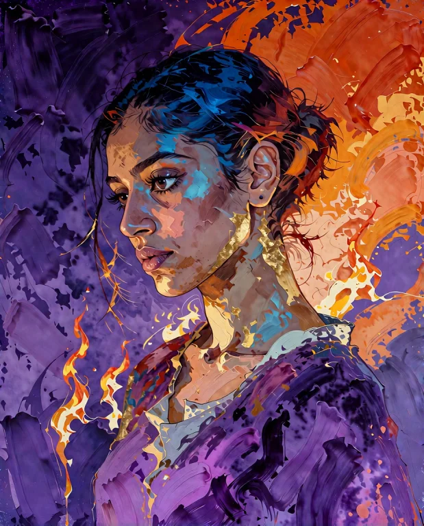 Thick Buttery Strokes. Fathima Singh, Short Hair, 25 Years O...