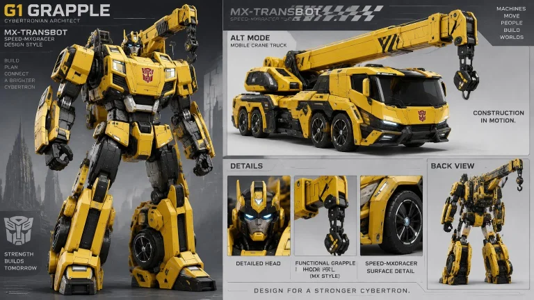 G1 Grappelgrapple A Great Yellow And Black Cybertronian Arch...