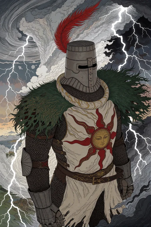 M0nm0n, Flat Colors With Thin, Elaborate Linework. Solaire O...